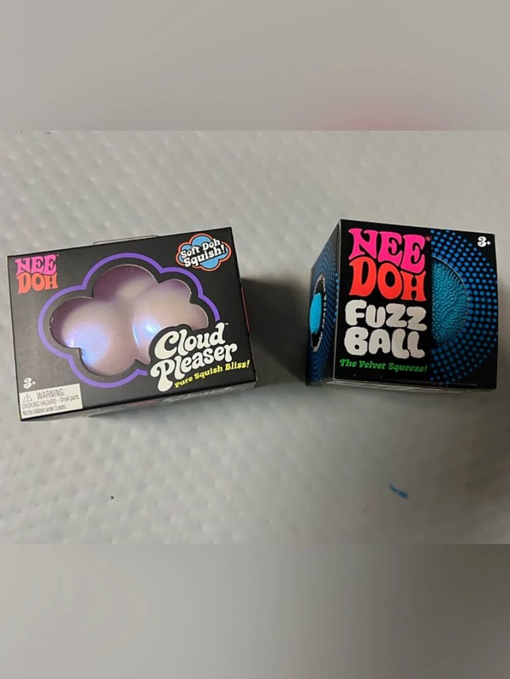 Needoh Cloud Pleaser and Fuzz Ball